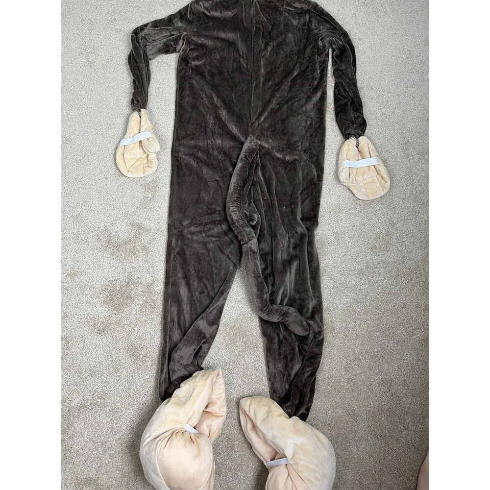 Spirit Halloween Monkey Mascot Costume Kids Child Size S/M Inflatable Banana EUC